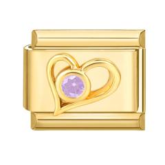 Charms DIY Italian Module Personality Bracelet Gold Base Moon Module Jewelry Creative Bracelet Accessories
