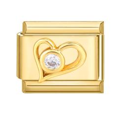 Charms DIY Italian Module Personality Bracelet Gold Base Moon Module Jewelry Creative Bracelet Accessories