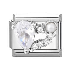 Module Charms Micro-Inlaid with Zircon DIY Creative Bracelet Jewelry Accessories