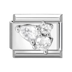 Module Charms Micro-Inlaid with Zircon DIY Creative Bracelet Jewelry Accessories