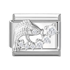 Module Charms Micro-Inlaid with Zircon DIY Creative Bracelet Jewelry Accessories