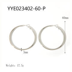 3mm wire diameter easy match stainless steel earrings hoop earrings