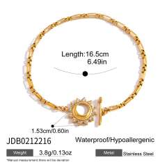 Hot sale diamond sun toggle chain stainless steel bracelet earrings necklace set