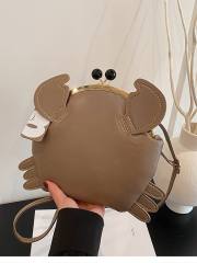 Fashionable Crab-Shaped Women's Bag Mini Korean-Style Shoulder Bag