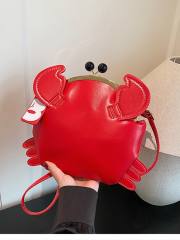 Fashionable Crab-Shaped Women's Bag Mini Korean-Style Shoulder Bag