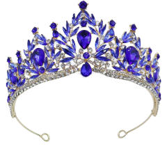 Crystal Bridal Crown Hot-Selling Baroque Crown Tiara Rhinestone Crown Bridal Wedding Accessories