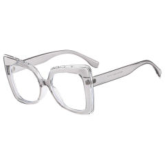 Square Large Frame Cat-Eye Non-Prescription Glasses Anti-Blue Light reading glasses