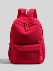 Corduroy Backpack for Women 2026 New Backpack for College Students Casual Large Capacity Travel Backpack for Men
