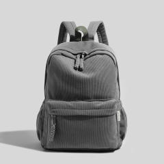 Corduroy Backpack for Women 2026 New Backpack for College Students Casual Large Capacity Travel Backpack for Men