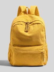 Corduroy Backpack for Women 2026 New Backpack for College Students Casual Large Capacity Travel Backpack for Men