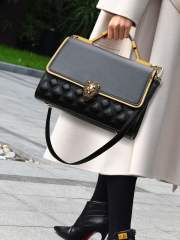 Handbag with Woven Texture Large Capacity handbag Daily Commuting Crossbody Bag