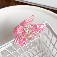 French Elegant Hollow Double-Layer Butterfly Hairpin good quality hair calw Clip