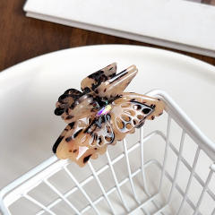 French Elegant Hollow Double-Layer Butterfly Hairpin good quality hair calw Clip