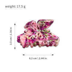 French Elegant Hollow Double-Layer Butterfly Hairpin good quality hair calw Clip