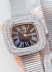 Hot-Selling Small Square Watches for Women steel band diamond watch