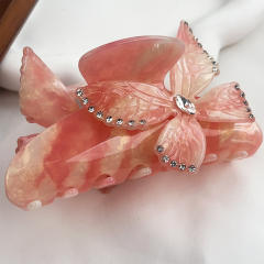 Flower-Shaped Hair Clip Gradient Candy Colors Elegant hair claw clips for Women
