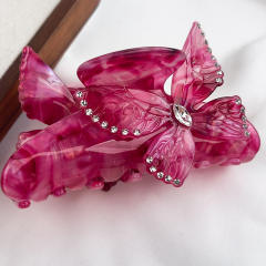Flower-Shaped Hair Clip Gradient Candy Colors Elegant hair claw clips for Women