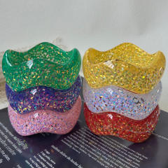 Colorful Irregular Sequin Resin Dopamine Women's Bracelet Acrylic Women's Wristband Jewelry