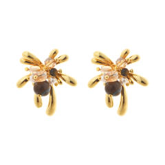Maillard Retro Golden Fireworks Earrings gold plated copper earrings