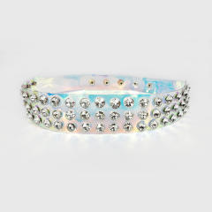 Hip-Hop Pvc Transparent Wide Belt for Women with Skirts Jackets Sweaters Suits Girdles