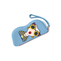 Silicone Glasses Bag Portable Sunglasses Storage Bag Sunglasses Storage Box DIY Glasses Silicone Bag