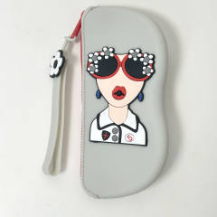 Silicone Glasses Bag Portable Sunglasses Storage Bag Sunglasses Storage Box DIY Glasses Silicone Bag