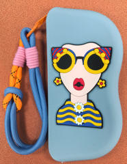 Silicone Glasses Bag Portable Sunglasses Storage Bag Sunglasses Storage Box DIY Glasses Silicone Bag