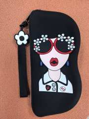 Silicone Glasses Bag Portable Sunglasses Storage Bag Sunglasses Storage Box DIY Glasses Silicone Bag