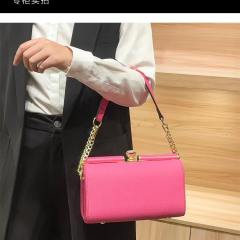 Light Luxury Women's Bag Evening Bag Handbag Simple and Stylish Rhombus Pattern Small Square Bag