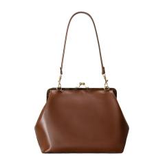 Light Luxury Clip-On Bag Fashionable Tote Bag Large Capacity Handbag