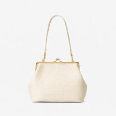 Light Luxury Clip-On Bag Fashionable Tote Bag Large Capacity Handbag