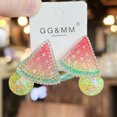 Sugar Fruit Cartoon Hair Rope Girls Hair Accessories Cute Hair Band