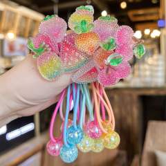 Sugar Fruit Cartoon Hair Rope Girls Hair Accessories Cute Hair Band