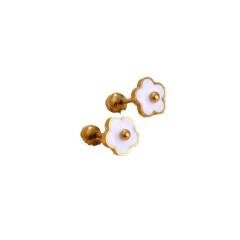 Exquisite Titanium Steel Ear Bone Nail Screw Anti-Lost Vacuum Plating 18K High Color Retention Bathing Sleeping