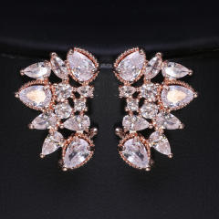 Hot Selling Water Drop Zircon Earrings for Women diamond earrings for bride wedding