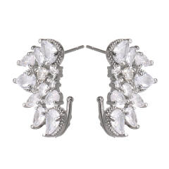 Hot Selling Water Drop Zircon Earrings for Women diamond earrings for bride wedding