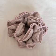Layer design polka dots large scrunchies for women large scrunchies
