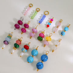Bead Series Colorful Natural Stone Beads DIY Jewelry charm Handmade String Accessories