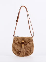 New Paper Rope Ins Woven Bag Daily Casual Versatile Seaside Vacation Women's Bag