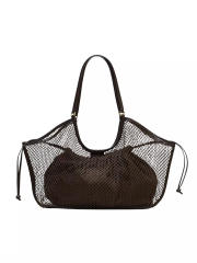 Women's Bag New Mesh Large-Capacity Tote bag beach bag holiday bag