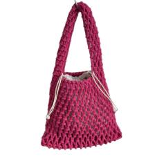 Candy-Colored Straw Bag Mini Handbag Korean Style Ins Wrist Woven Bag Small Bag