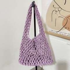 Candy-Colored Straw Bag Mini Handbag Korean Style Ins Wrist Woven Bag Small Bag