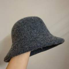 Women's Autumn Winter Fisherman Hat British Retro Style Furry Thickened Basin Hat