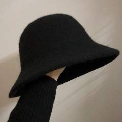 Women's Autumn Winter Fisherman Hat British Retro Style Furry Thickened Basin Hat
