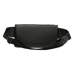 Leather Bag Classic Men's Crossbody Bag Waist Bag Multi-Layer Shoulder Bag Pu Leather Chest Bag