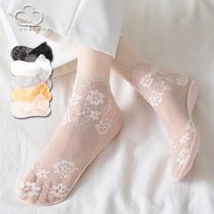 Lace Socks Women's Socks Summer Thin Short Spring Fall Cotton Bottom Sweat Socks