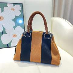 Casual colorful pattern knitted handbag for women spring summer bag