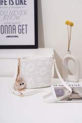 Embroidery flower sweet crossbody bag small bag for beach vacation