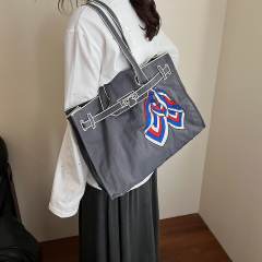 Japanese-Style Handbag Women's Shoulder Bag Tote Bag Large Capacity Shopping Bag Kelly Bag