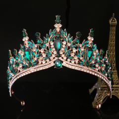 Korean-Style Bridal Crown Party Birthday Dress Crown Alloy Rhinestone Headpiece